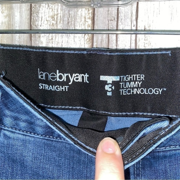 Lane Bryant 3T Straight Stretch Jeans - Picture 6 of 8